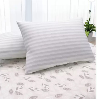 Pisaganj Microfibre Solid Sleeping Pillow Pack of 2(White)