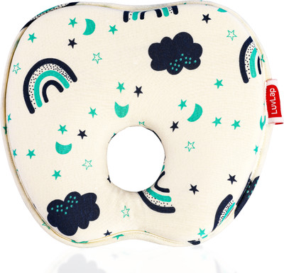 LuvLap Polyester Fibre Nature Baby Pillow Pack of 1(off white)