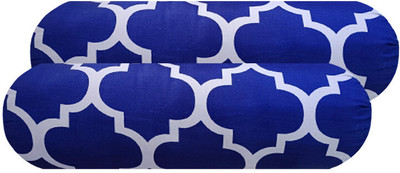PALVIT Microfibre Abstract Bolster Pack of 2(JALAR)
