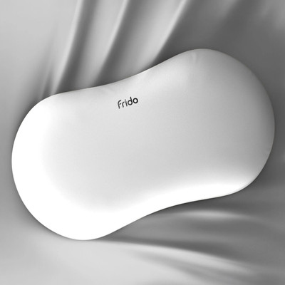 Frido Cuddle Pillow Memory Foam Solid Sleeping Pillow Pack of 1(Snow White)