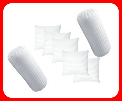 GTX Microfibre Solid Bolster Pack of 5(White)