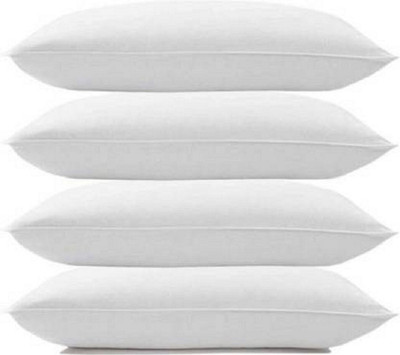 Napwing Microfibre Sleeping Pillow Pack of 4 Solid(White)