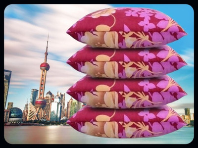 Urmila Creation Cotton Sleeping Pillow Pack of 4 Floral LUXURY(Multicolor)