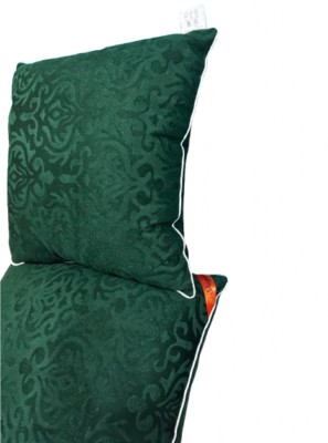 SHaYAN ENTERPRISES Velvet Luxury Polyester Fibre Abstract Cushion Pack of 1(Green)