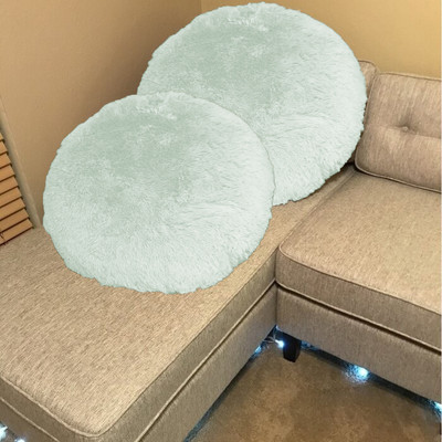 Catchyx Cart Microfibre Solid Cushion Pack of 2(White)