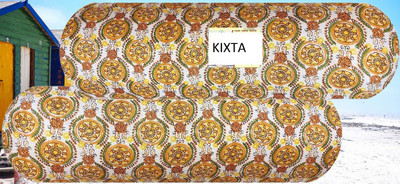 KIXTA Microfibre Bolster Pack of 2 Solid(Multicolor)