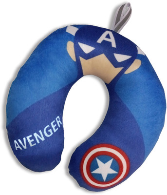 Synlark Avengers Cotton Toons & Characters Baby Pillow Pack of 1(Blue-CA)