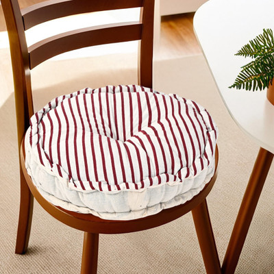 KUBER INDUSTRIES Microfibre Solid Chair Pad Pack of 1(Maroon)