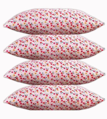 GOGA LUXURY Polyester Fibre Abstract Sleeping Pillow Pack of 4(Multicolor)