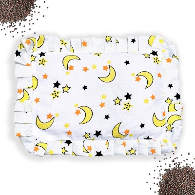 Baby Desire Mustard Seeds Solid Baby Pillow Pack of 1(Yellow)