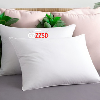 GZZZSD Microfibre Sleeping Pillow Pack of 2 Solid(White)