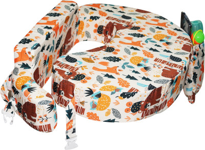 Oscar Home Cotton Animals Sleeping Pillow Pack of 1(Multicolor)