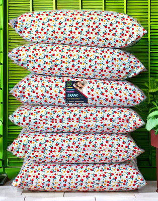 NKSNIMYSTORE LUXURY Polyester Fibre Abstract Sleeping Pillow Pack of 6(Multicolor)