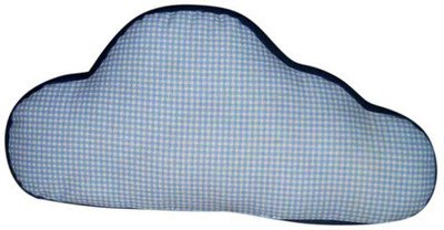 Oscar Home Polyester Fibre Stripes Sleeping Pillow Pack of 1(Sky Blue)