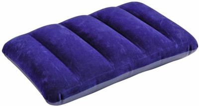 KS MART Air Solid Travel Pillow Pack of 1(Blue)