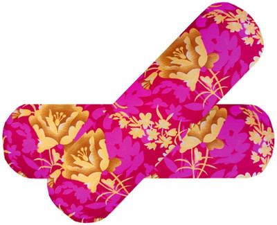SANJU BROTHER Microfibre Abstract Bolster Pack of 2(Purple)