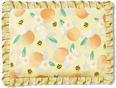 Oyo Baby Mustard Seeds Baby Pillow Pack of 1 Floral, Nature Rai Pillow Baby Head Shaper Pillow, Rai Takiya,(Yellow)