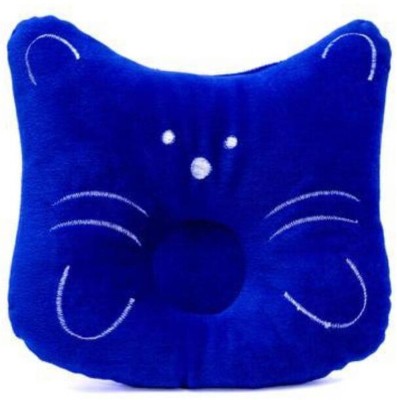 MBHOME Polyester Fibre Animals Baby Pillow Pack of 1(Blue)