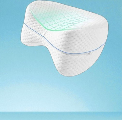 INDIEPREMIOR Microbeads Solid Orthopaedic Pillow Pack of 1(White)