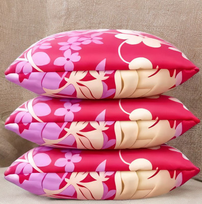 Urmila Creation Microfibre Sleeping Pillow Pack of 3 Solid LUXURY(Pink)