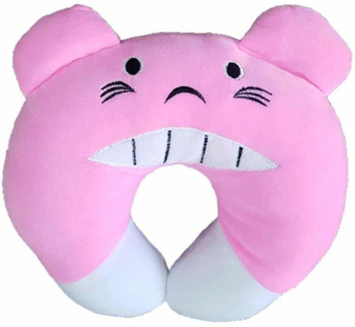 Ducudu Mustard Seeds, Cotton Baby Pillow Pack of 1 Toons & Characters(Pink & White)