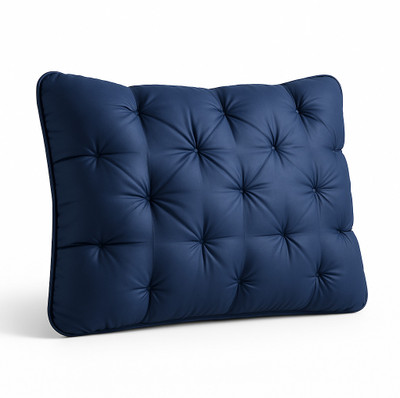 Flipkart SmartBuy Microfibre Sleeping Pillow Pack of 1 Solid DreamPlush(Blue)