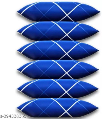 Urmila Creation Polyester Fibre Sleeping Pillow Pack of 6 Abstract LUXURY(Blue)