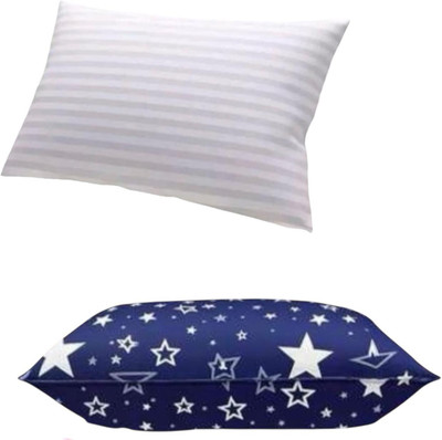 SOFT SNOOZE New Slpping Pillow15 Microfibre Solid Sleeping Pillow Pack of 2(Multicolor)