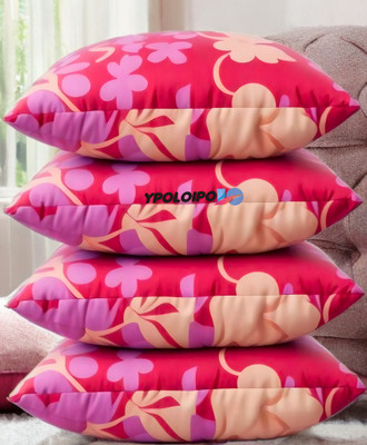 YPOLOIPO Microfibre Sleeping Pillow Pack of 4 Abstract LUXURY(Pink)