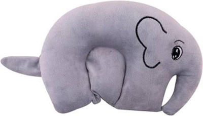 ONFEET Baby Pillow Microfibre Solid Baby Pillow Pack of 1(Grey)