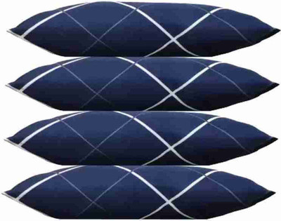 kuihome Microfibre Sleeping Pillow Pack of 4 Abstract luxury(Blue)