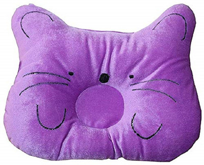 HouseOfCommon Polyester Fibre Animals Sleeping Pillow Pack of 1(Purple)