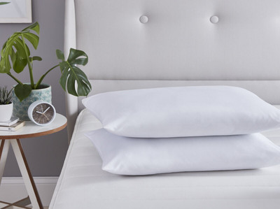 BHEBHA Pillow Set || Comfort And Support Pillow Microfibre Abstract Sleeping Pillow Pack of 2(White)