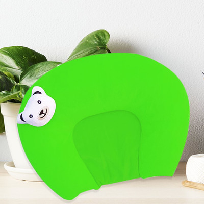 Found Fit Mustard Seeds Solid Baby Pillow Pack of 1(Green)