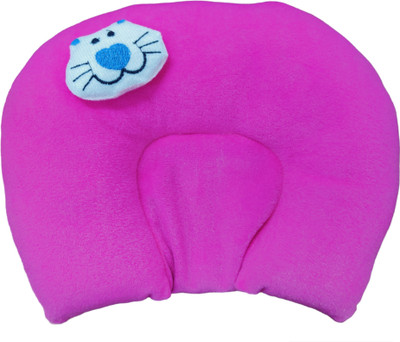 Tip 'n' Top Mustard Seeds Baby Pillow Pack of 1 Toons & Characters mustard seed pillow(Pink)