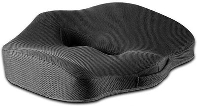 Mashur fab Soft & Luxurious Memory Foam Quilted Memory Foam Solid Orthopaedic Pillow Pack of 1(Black)