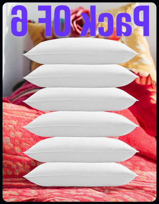 RUSHABH ENTERPRISE LUXURY Cotton Solid Sleeping Pillow Pack of 1(Blue)