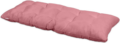 Vargottam Polyester Fibre Solid Chair Pad Pack of 1(Pink)