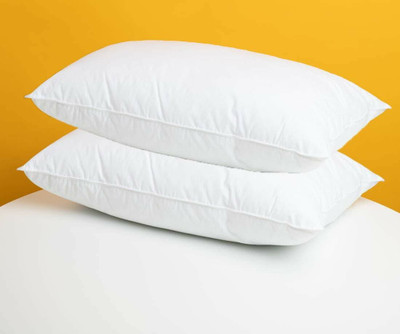 Navi collection Microfibre Abstract Sleeping Pillow Pack of 2(White)