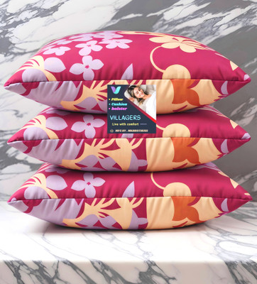 NKSNIMYSTORESS FLOWER Microfibre Abstract Sleeping Pillow Pack of 1(Pink)