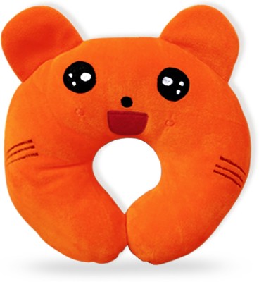 Baby Desire Polyester Fibre Animals Baby Pillow Pack of 1(Orange)