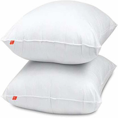 Regnar Microfibre Sleeping Pillow Pack of 2 Solid(White)