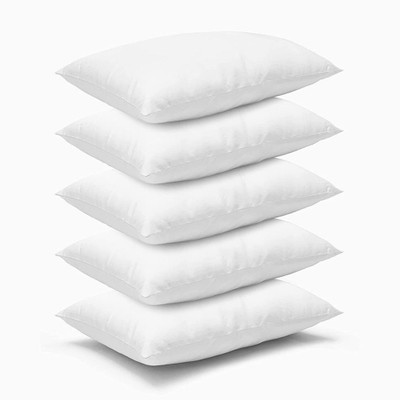 ROYALREOX Microfibre Sleeping Pillow Pack of 6 Solid(White)