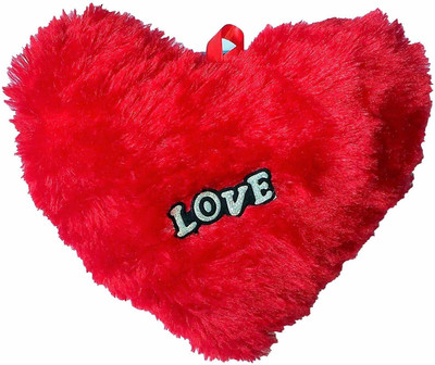 VishNature Gifting Polyester Fibre Quotes Cushion Pack of 1(Red)