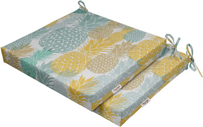 Vargottam Foam Fruits Chair Pad Pack of 2(Multicolor1)