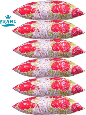 ERANC Microfibre Abstract Sleeping Pillow Pack of 6(Multicolor)