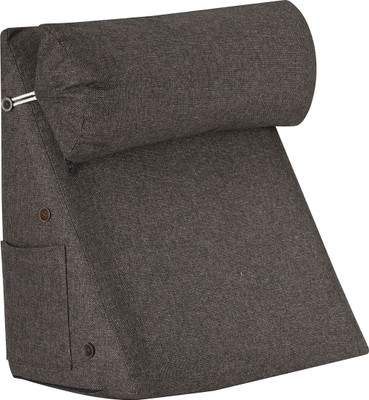 Wakefit Memory Foam Body Pillow Pack of 1 Solid(Brown)