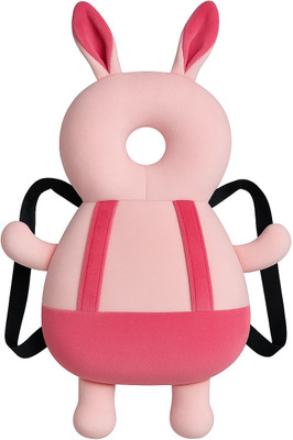 snugnibble PINK RABBIT SHAPE CUSION PILLOW Microfibre Animals Baby Pillow Pack of 1(Pink)