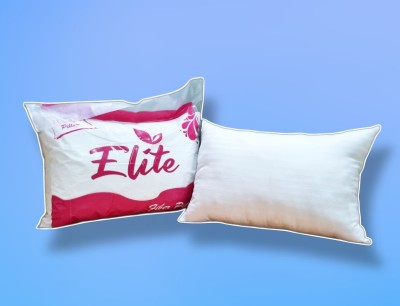 Elite Polyester Fibre Stripes Sleeping Pillow Pack of 2(Pink)