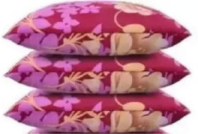 SANJU BROTHER LUXORY Microfibre Solid Sleeping Pillow Pack of 3(PINK & RED)